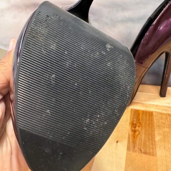 98 speed limit heels 7.5 used Elegant Purple High Heels - Picture 6 of 9